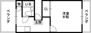 ストリートハウス【4階】の間取り