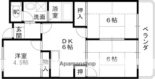 ガーデン陽光園【2階】の間取り