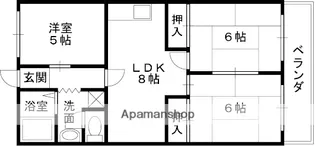 ハイム太子堂【402号室】の間取り