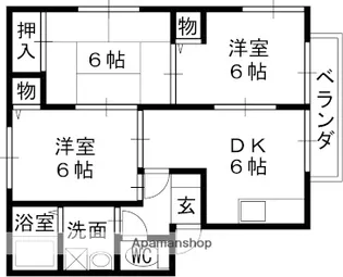 RIHITO八尾C棟【101号室】の間取り