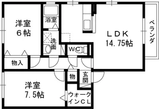 ファミール寿【103号室】の間取り