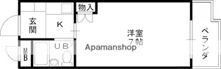 ジョイフル西宮北口【203号室】の間取り