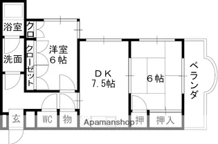 メゾン・ド・ノン【4階】の間取り