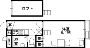 レオパレスエクセラ【2階】の間取り