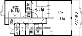 カルチェ清水谷【316号室】の間取り