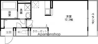 リヴェール香里園【1階】の間取り