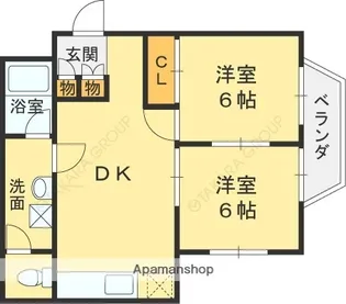 Sincereグランドヒル21【205号室】の間取り