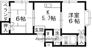 メゾンティグレ【3階】の間取り