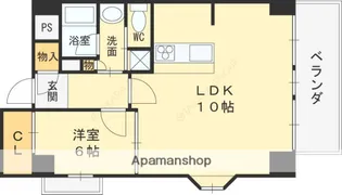 守口駅前敷島ビル【7階】の間取り