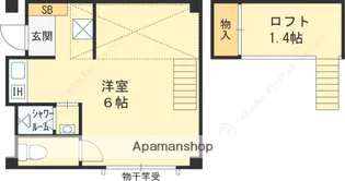 CASA BIEN NEYAGAWA【301号室】の間取り