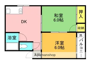 リバティハイツ【2階】の間取り