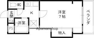 大阪府高槻市富田町3丁目【マンション】の間取り