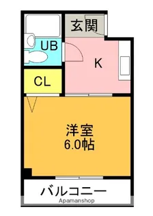 プチメゾン堀溝【2階】の間取り