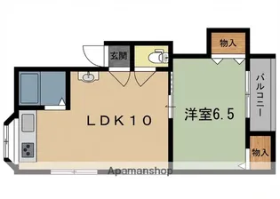 ビラネージュ香里【302号室】の間取り