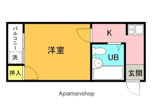 フリーディオ春日町【4階】の間取り