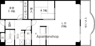 プランドールマツカワ【2階】の間取り
