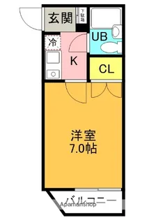 メゾンコーハツ【1階】の間取り