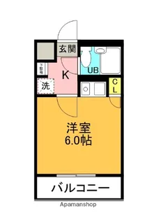 メゾンコーハツ【107号室】の間取り