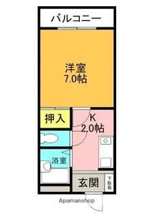 コンフォート長尾【3階】の間取り