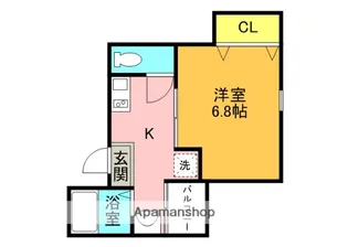 U−RO桜木町【303号室】の間取り