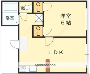 萱島ツインマンション【3階】の間取り