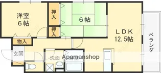 メゾン・ド・フルール【1階】の間取り