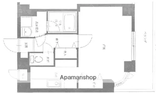 ヴィルフランシュ【507号室】の間取り