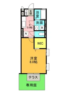 ソフィアKUZUHA【1階】の間取り