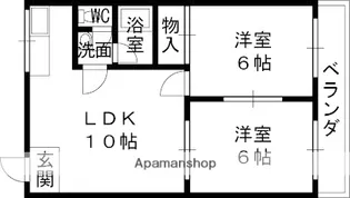 RESIDENCE EXCELLE【301号室】の間取り