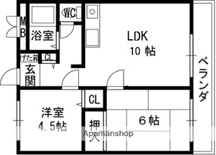 大阪府門真市寿町【マンション】の間取り