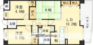 パールメガリス【5階】の間取り