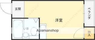 サニーハイツ寝屋川【2階】の間取り