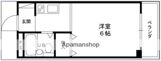 ハーミティジ平池【303号室】の間取り