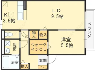 清風館【1階】の間取り