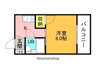 OTYマンション【406号室】の間取り