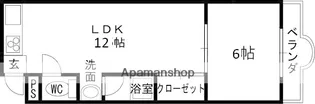 コンフォート大利【1階】の間取り
