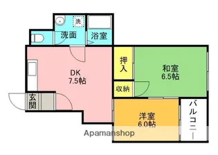 ラフォール寝屋川B【403号室】の間取り