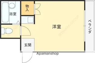 メビウス香里レジデンス【2階】の間取り