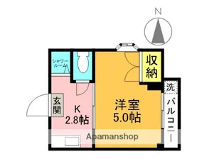 サンレントコーポ【101号室】の間取り