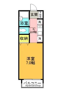 ハイツPROSPER【1階】の間取り