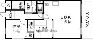 八坂一番館【401号室】の間取り