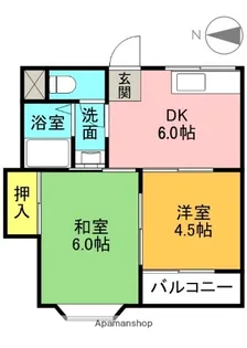 WESTヒルズ神田【3階】の間取り