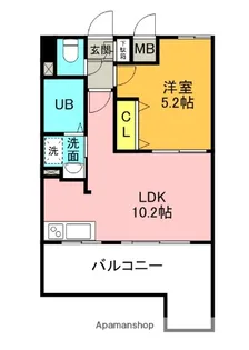 M’プラザ香里六番館【9階】の間取り