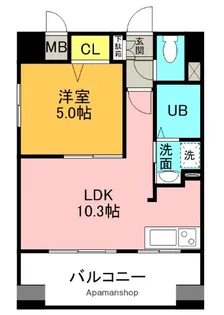 M’プラザ香里六番館【601号室】の間取り