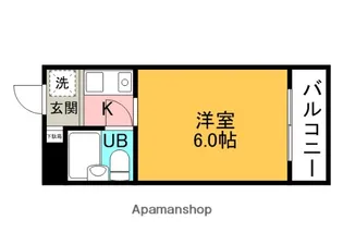 プレアール星田【105号室】の間取り