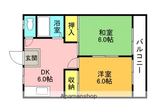 寝屋川スカイハイツ【5階】の間取り