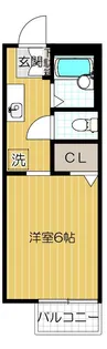 アネックス北巣本【202号室号室】の間取り