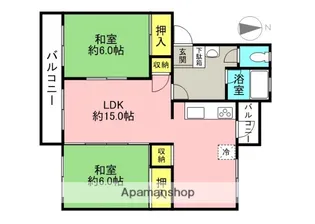 香里三井団地A76棟【504号室】の間取り