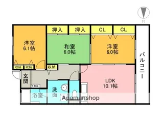 VIO東中野【3階】の間取り