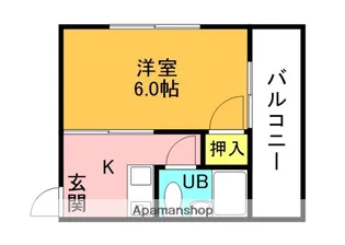 シャルマン南野【302号室】の間取り